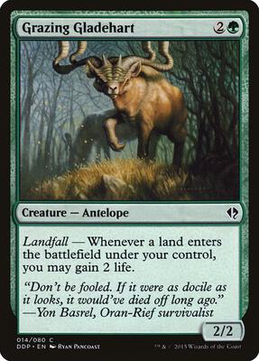 Grazing Gladehart card from Duel Decks: Zendikar vs. Eldrazi