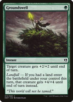 Groundswell card from Duel Decks: Zendikar vs. Eldrazi