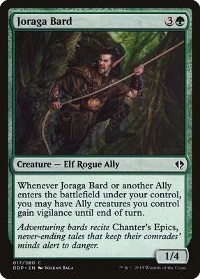 Joraga Bard card from Duel Decks: Zendikar vs. Eldrazi