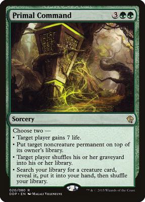 Primal Command card from Duel Decks: Zendikar vs. Eldrazi