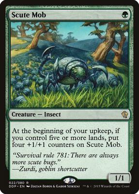 Scute Mob card from Duel Decks: Zendikar vs. Eldrazi
