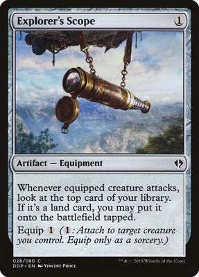 Explorer's Scope card from Duel Decks: Zendikar vs. Eldrazi