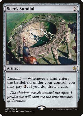 Seer's Sundial card from Duel Decks: Zendikar vs. Eldrazi