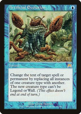 Artificial Evolution card from Onslaught