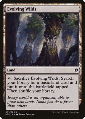 Evolving Wilds card from Duel Decks: Zendikar vs. Eldrazi