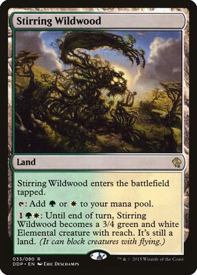 Stirring Wildwood card from Duel Decks: Zendikar vs. Eldrazi