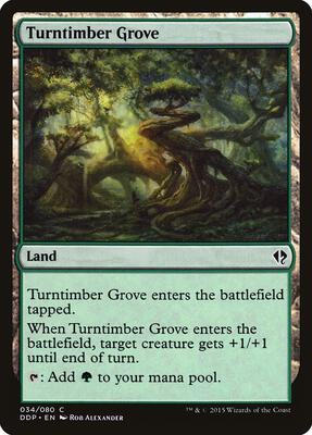 Turntimber Grove card from Duel Decks: Zendikar vs. Eldrazi