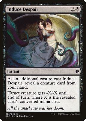 Induce Despair card from Duel Decks: Zendikar vs. Eldrazi