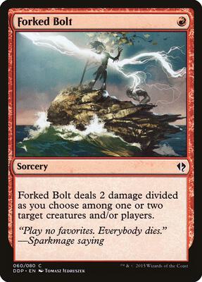 Forked Bolt card from Duel Decks: Zendikar vs. Eldrazi