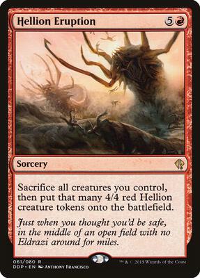 Hellion Eruption card from Duel Decks: Zendikar vs. Eldrazi