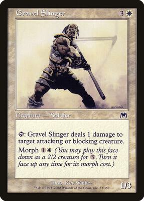 Gravel Slinger card from Onslaught