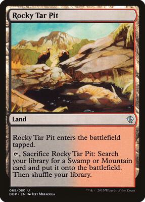 Rocky Tar Pit card from Duel Decks: Zendikar vs. Eldrazi