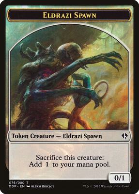 Eldrazi Spawn Token (076) card from Duel Decks: Zendikar vs. Eldrazi