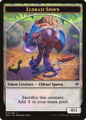 Eldrazi Spawn Token (078) card from Duel Decks: Zendikar vs. Eldrazi