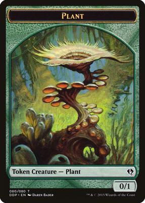 Plant Token card from Duel Decks: Zendikar vs. Eldrazi