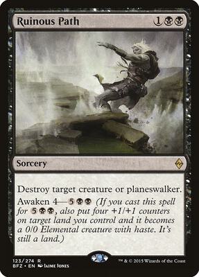 Ruinous Path card from Battle for Zendikar
