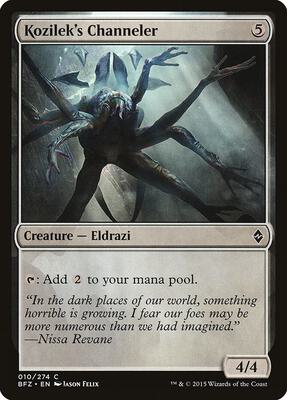 Kozilek's Channeler card from Battle for Zendikar