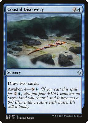 Coastal Discovery card from Battle for Zendikar