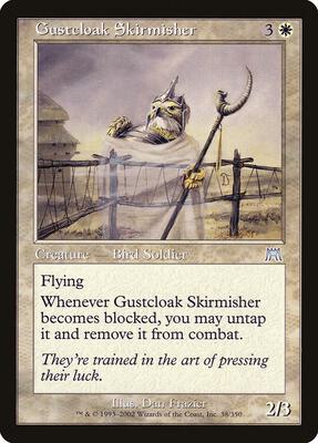 Gustcloak Skirmisher card from Onslaught