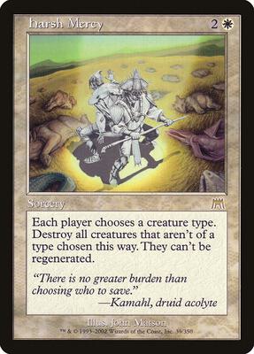 Harsh Mercy card from Onslaught