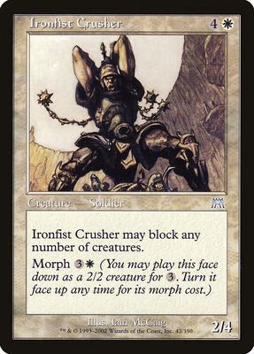 Ironfist Crusher card from Onslaught