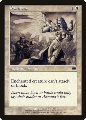Pacifism card from Onslaught