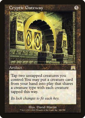 Cryptic Gateway card from Onslaught