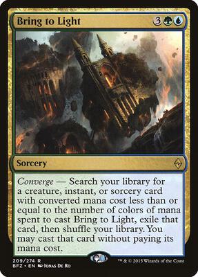 Bring to Light card from Battle for Zendikar