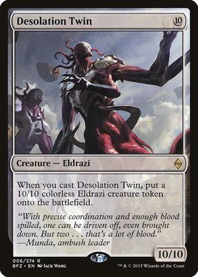 Desolation Twin card from Battle for Zendikar