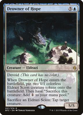 Drowner of Hope card from Battle for Zendikar