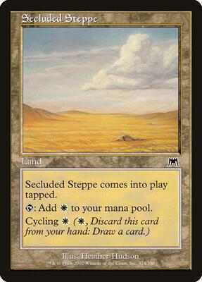 Secluded Steppe card from Onslaught