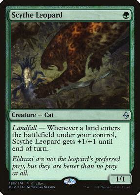 Scythe Leopard card from Gift Boxes and Promos