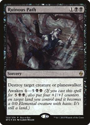 Ruinous Path card from Buy-A-Box Promos