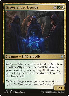 Grovetender Druids card from Battle for Zendikar