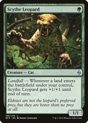 Scythe Leopard card from Battle for Zendikar