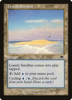 Lonely Sandbar card from Onslaught