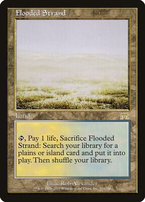 Flooded Strand card from Onslaught