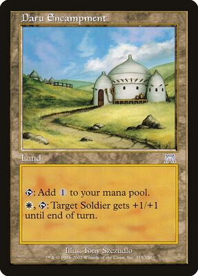 Daru Encampment card from Onslaught