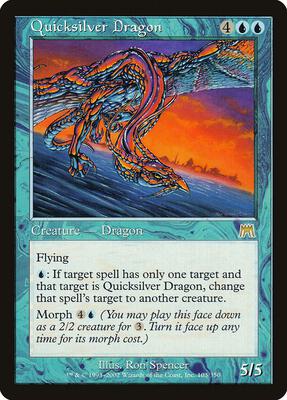Quicksilver Dragon card from Onslaught