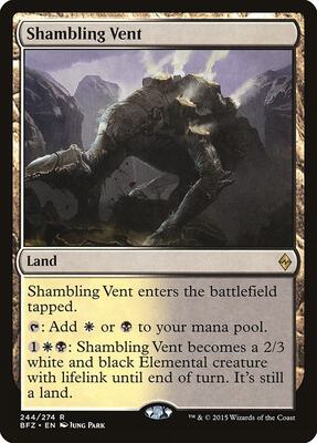 Shambling Vent card from Battle for Zendikar