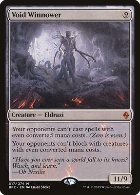 Void Winnower card from Battle for Zendikar