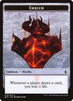 Emblem - Ob Nixilis Reignited card from Battle for Zendikar