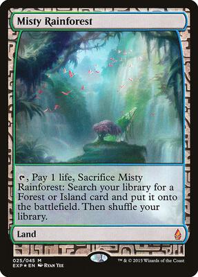 Misty Rainforest card from Zendikar Expeditions