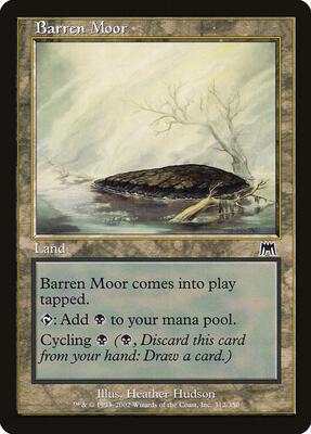 Barren Moor card from Onslaught