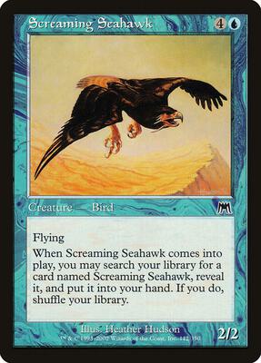 Screaming Seahawk card from Onslaught