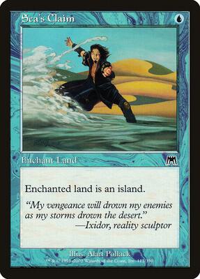 Sea's Claim card from Onslaught