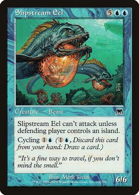 Slipstream Eel card from Onslaught