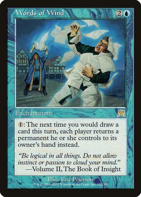 Words of Wind card from Onslaught