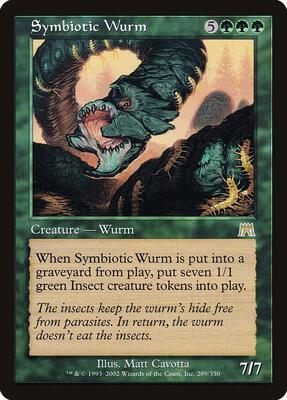 Symbiotic Wurm card from Onslaught