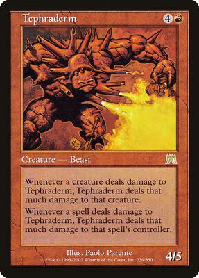 Tephraderm card from Onslaught